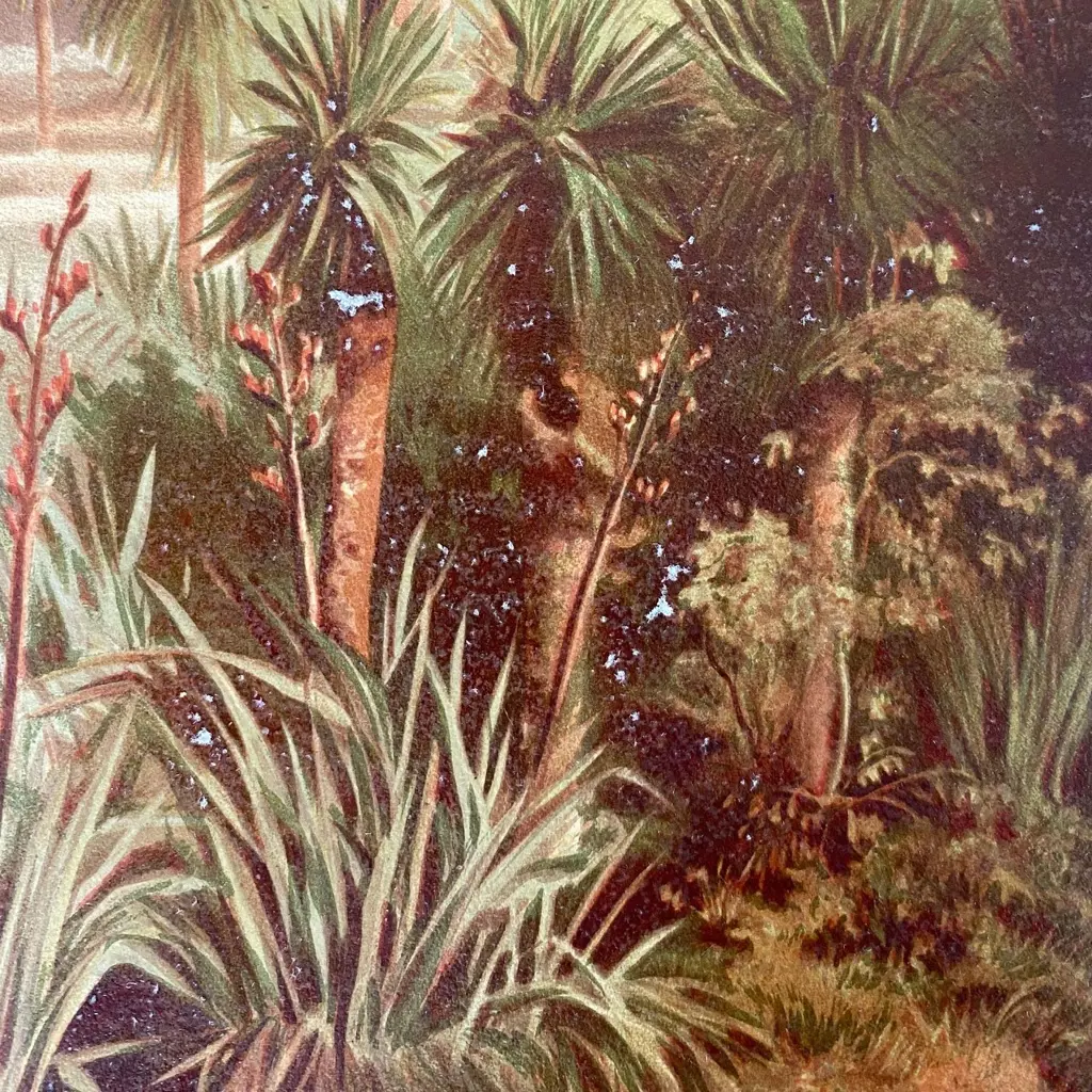 JOHN GULLY 'NEW ZEALAND SCENERY', WARD & CO, BELFAST 1877 INCOMPLETE: 12 of 15 COLOUR PLATES, 540 x430mm Image 1++