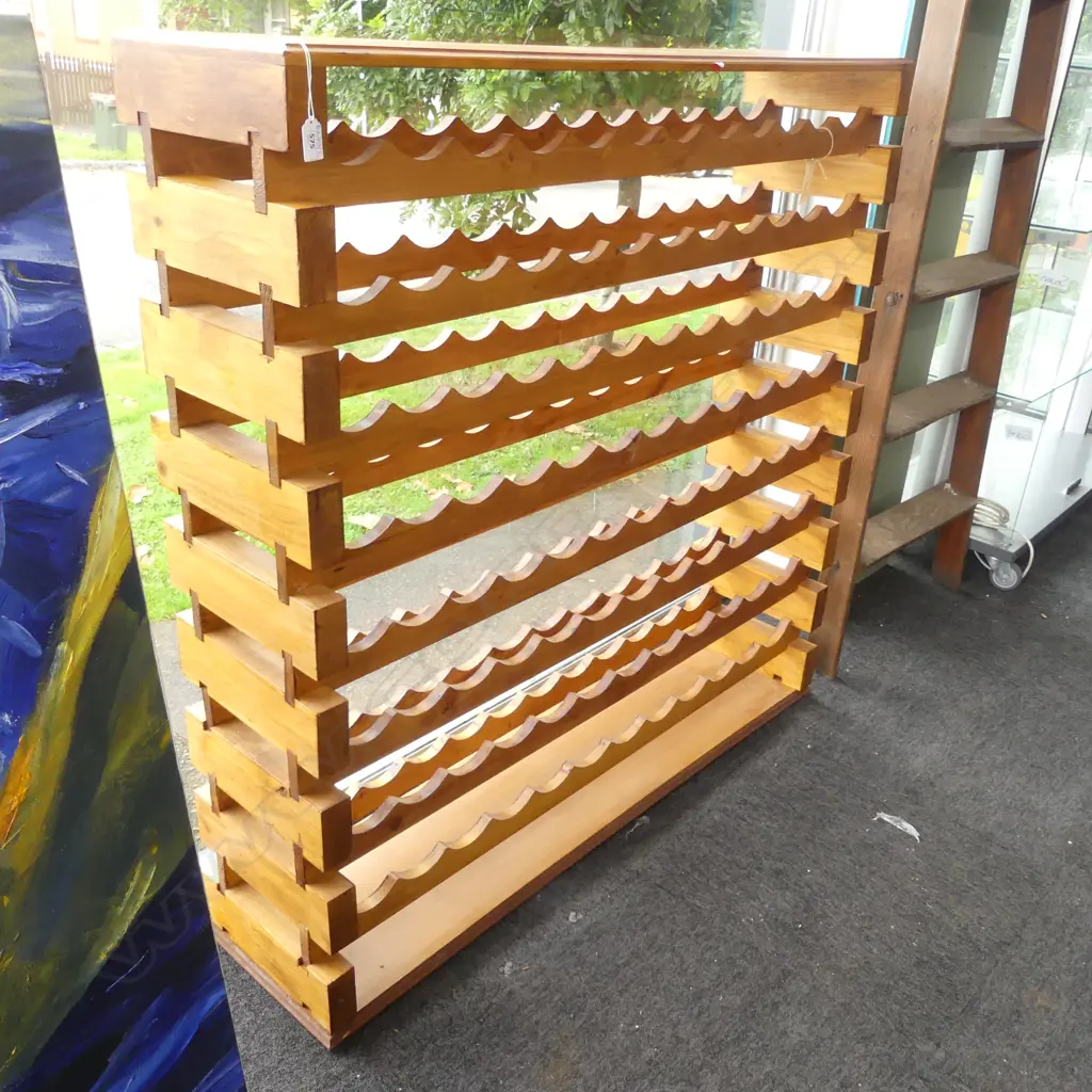 WOODEN WINE RACK 1200x290x1190mm Image 1++