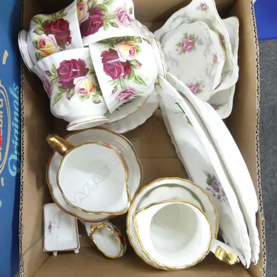 ASST. ROYAL ALBERT ROSES CHINA