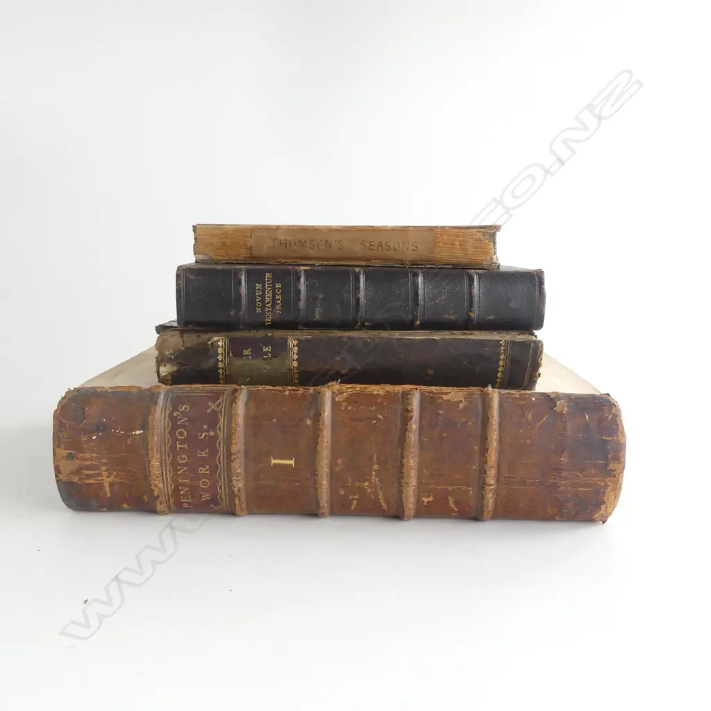 ANTIQUE BOOKS; 17/18thC Image 1++