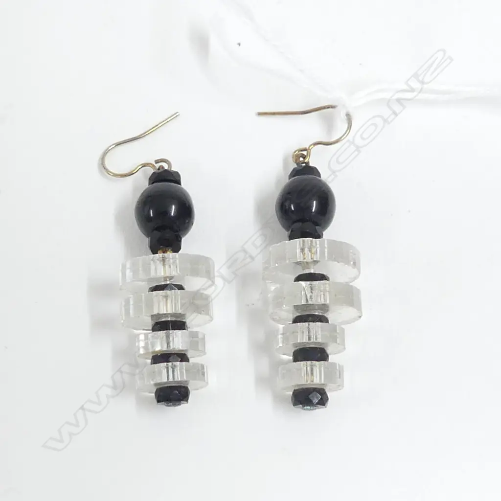 ART DECO CRYSTAL EARRINGS Image 1++