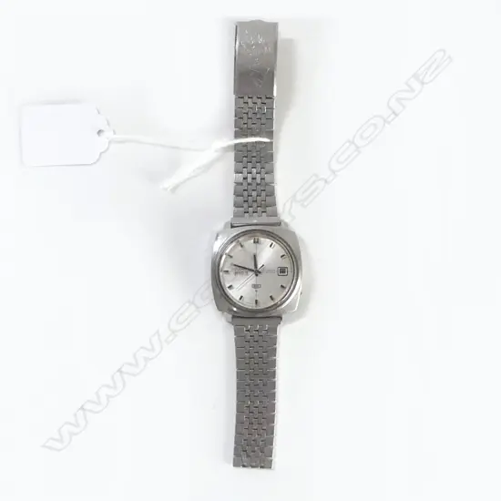 SEIKO 5 AUTOMATIC VINTAGE 21 JEWEL GENT'S WRISTWATCH running strap needs attention