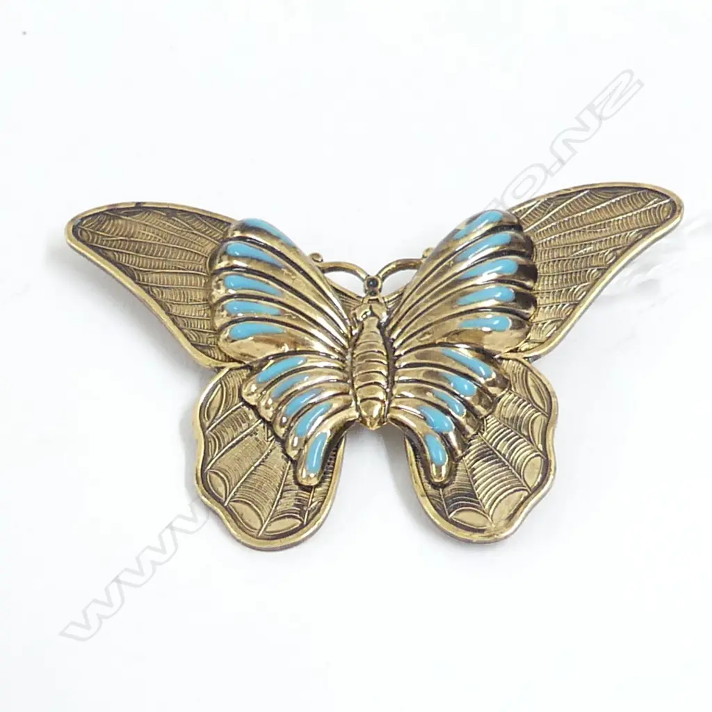 COSTUME BUTTERFLY BROOCH Image 1++