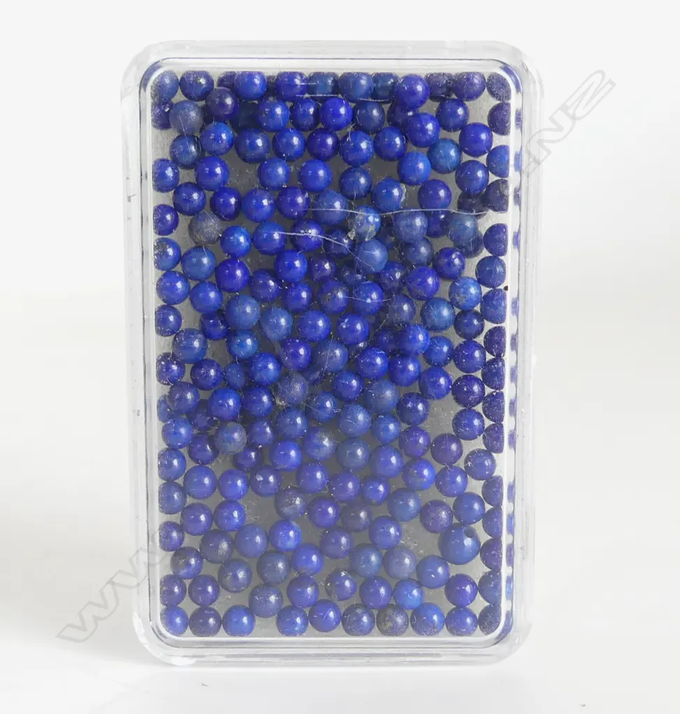 BOX LAPIS LAZULI BEADS Image 1++
