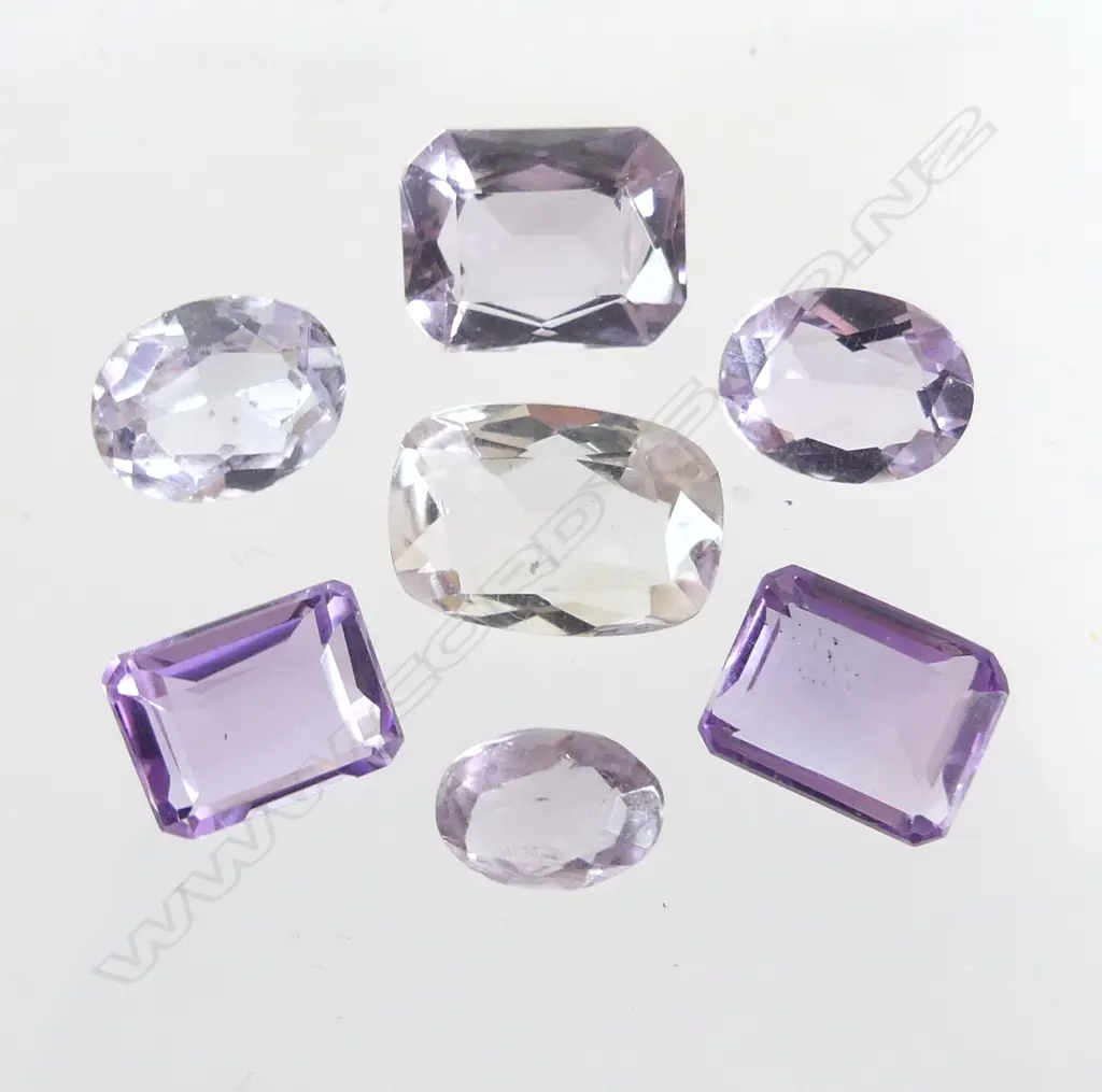 15CT 7 MIXED AMETHYST LOOSE STONES Image 1++