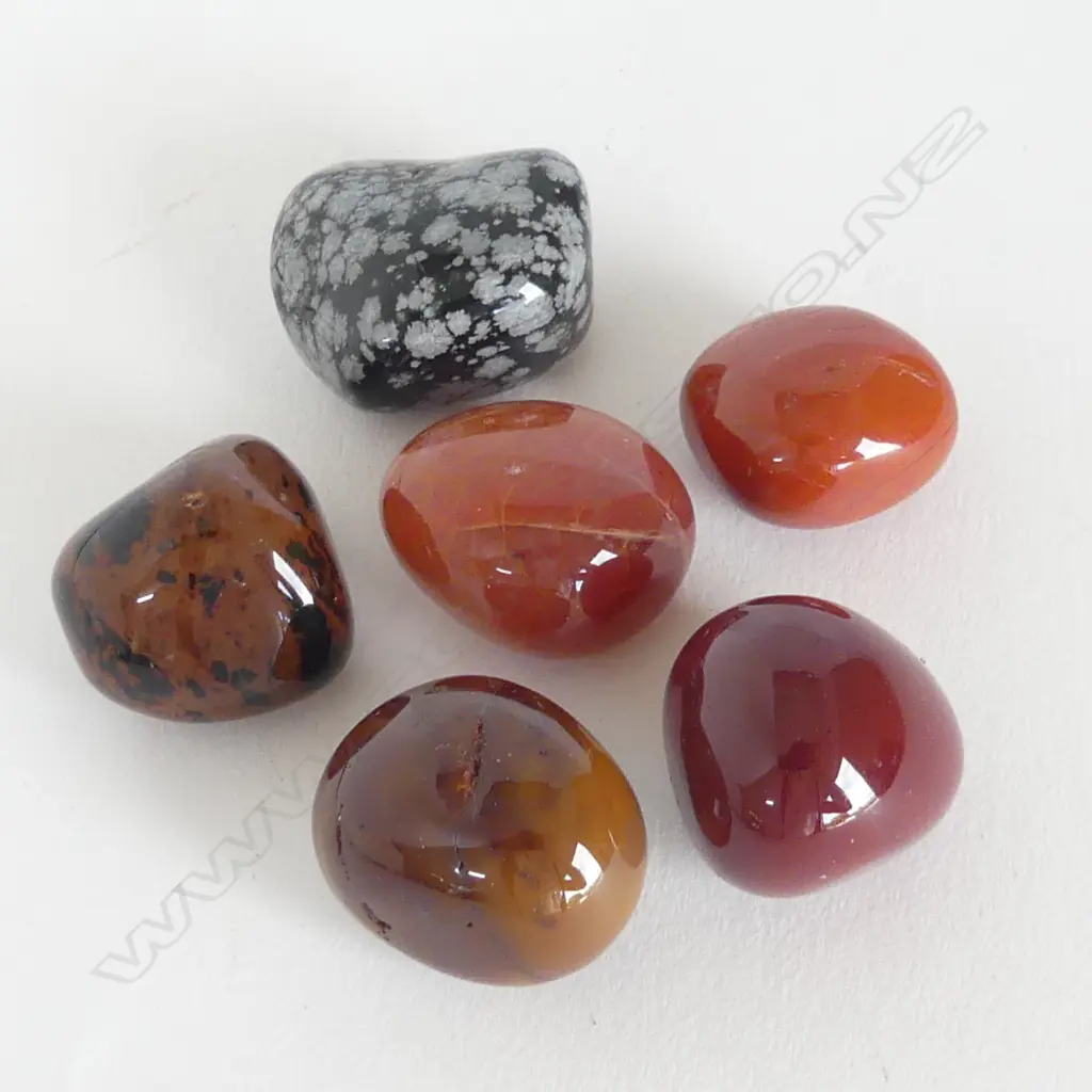 6 POLISHED STONES W.30mm Image 1++