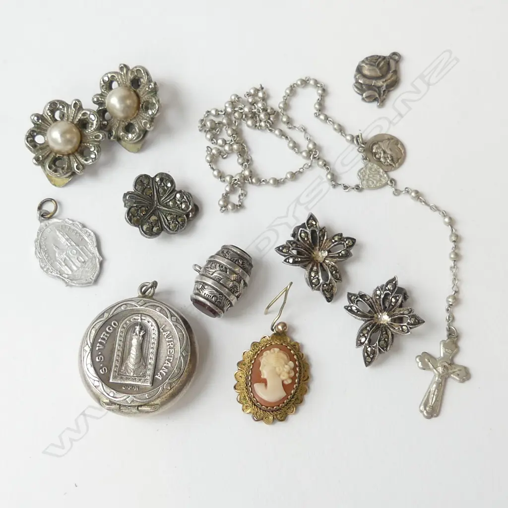FOB SEAL, MARCASITE EARRINGS ETC Image 1++