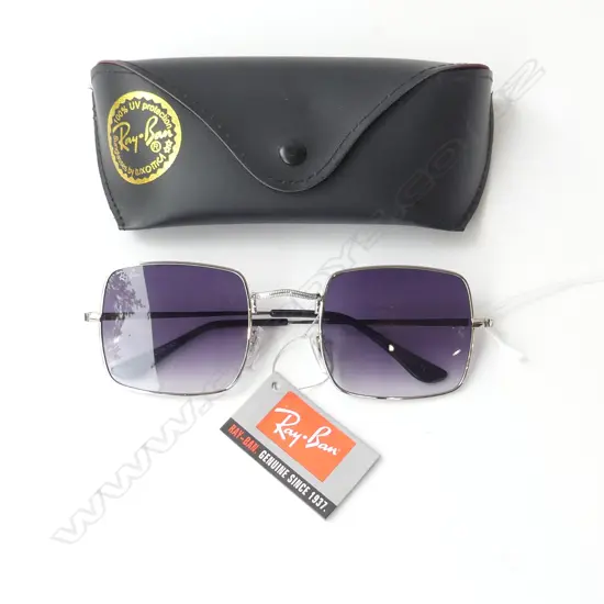 REPLICA SILVER RIMMED RAY BANS IN CASE