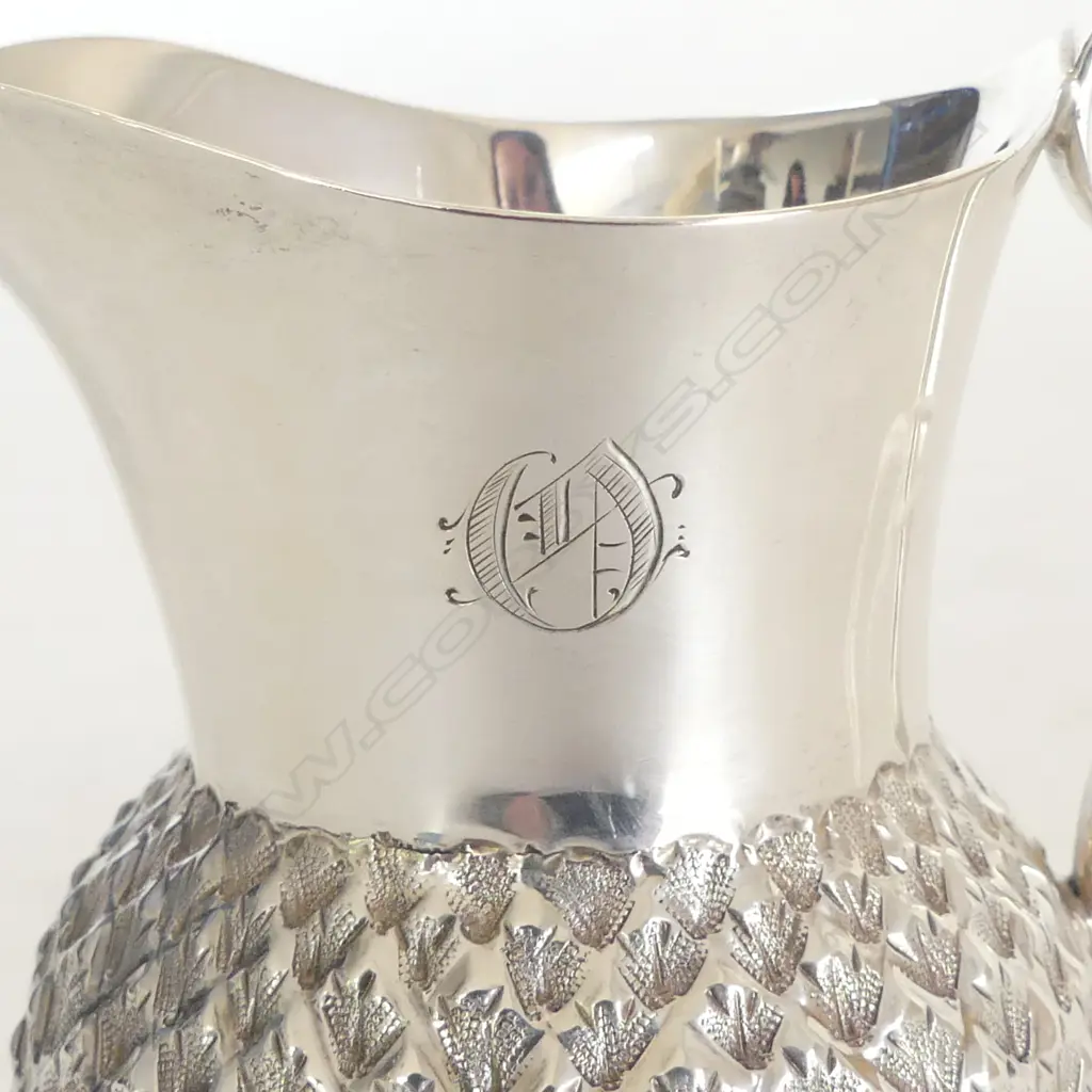 STG SILVER JUG & BOWL, SHEFFIELD 1908 210gms Image 1++
