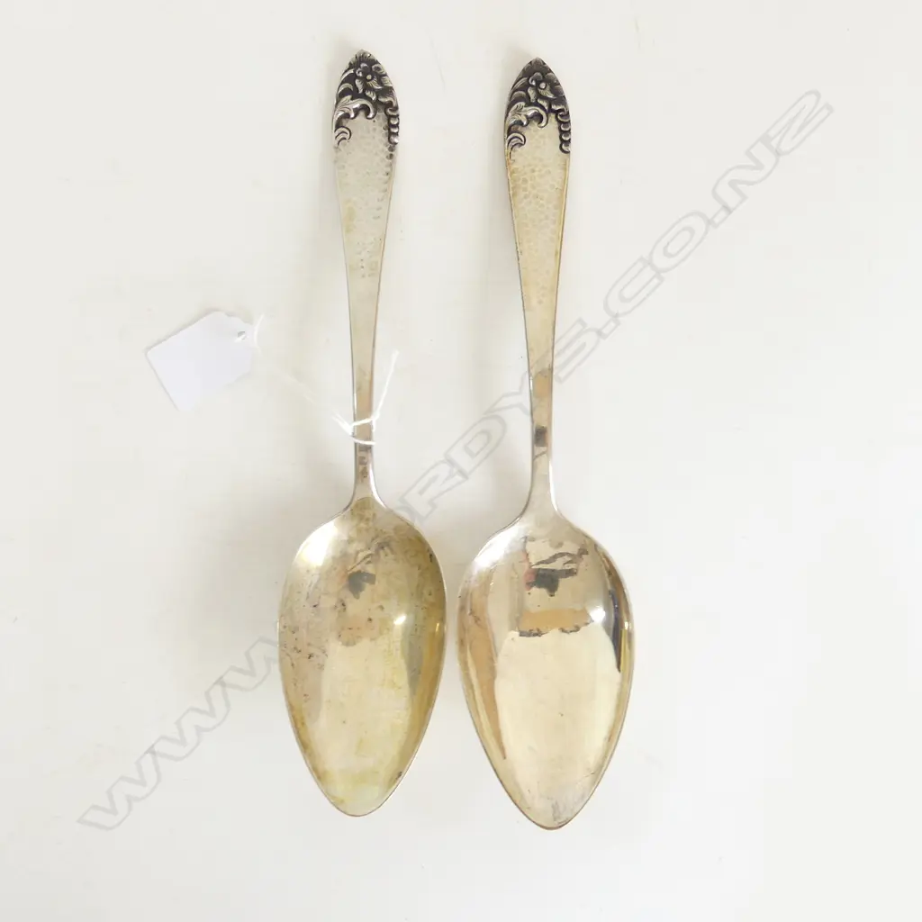 PR 800 SILVER SERVING SPOONS 216gms *NOW BZ656-1* Image 1++