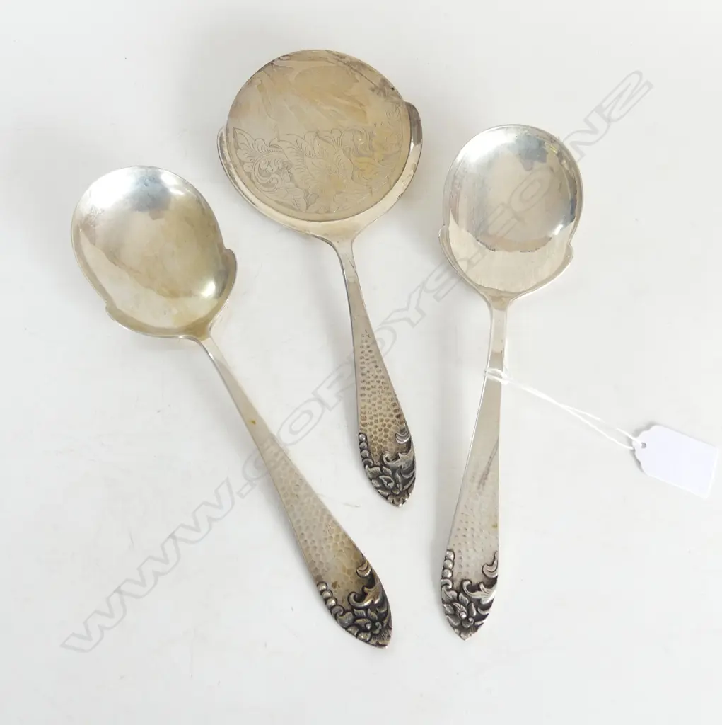 3 800 SILVER SERVING SPOONS 280gms *NOW BZ656-1* Image 1++