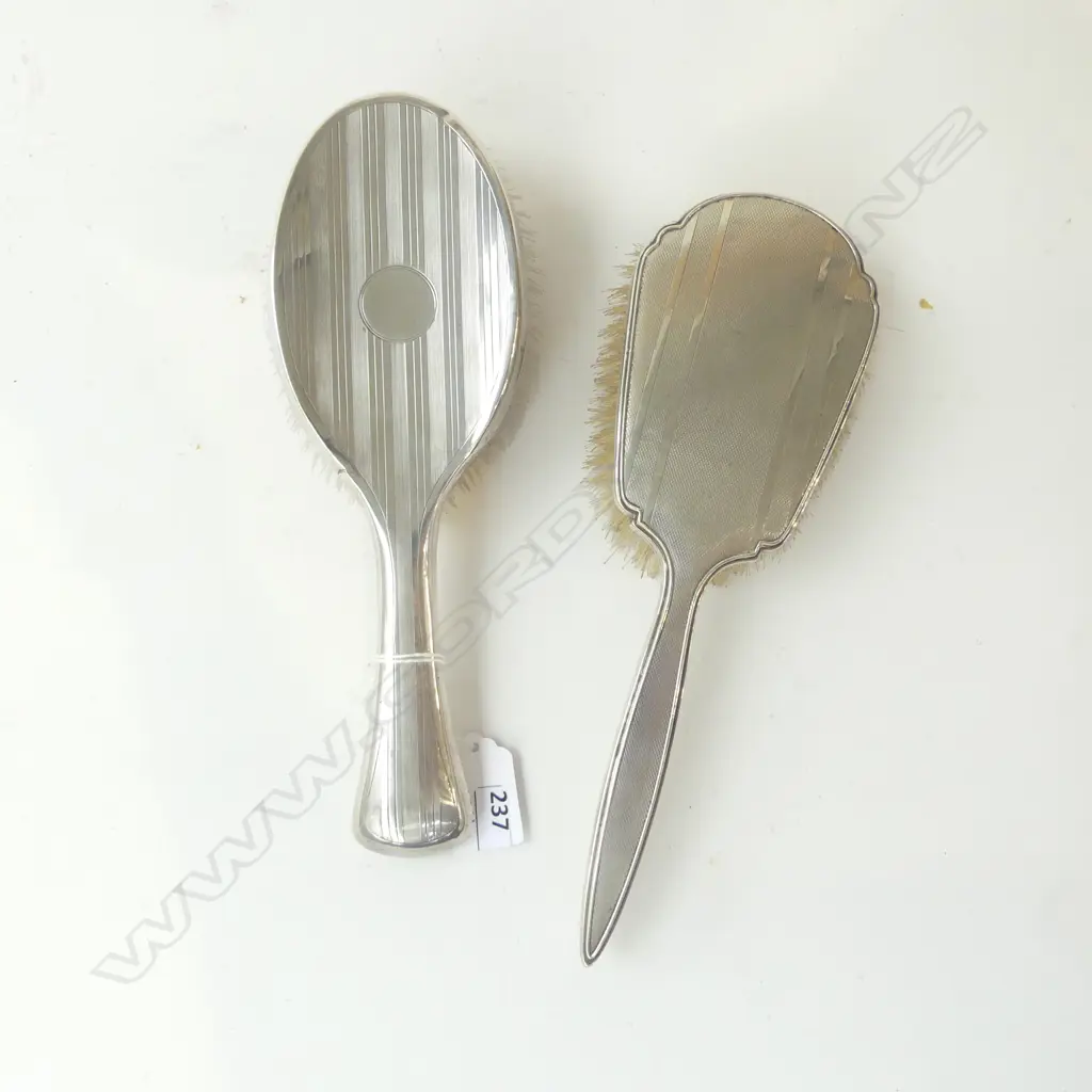 2 STG BACKED HAIR BRUSHES Image 1++