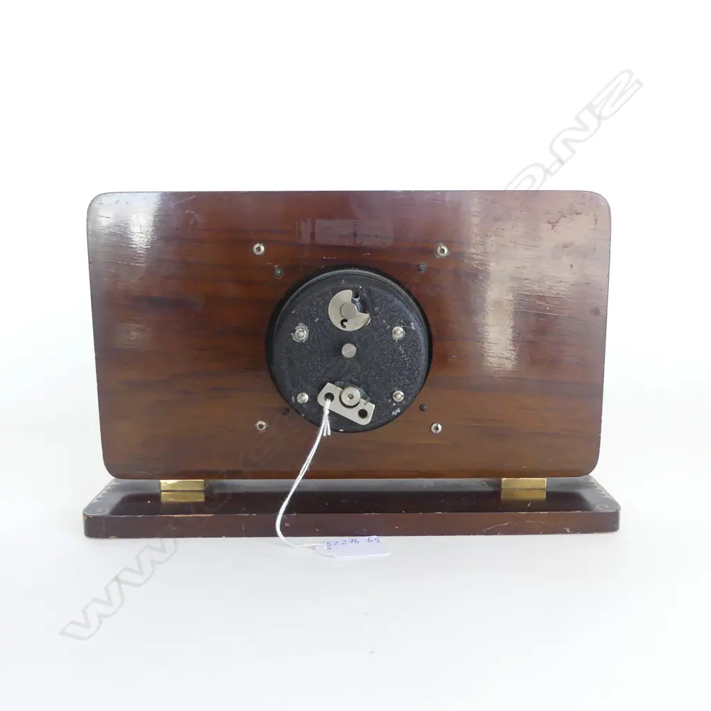 UNUSUAL MID CENTURY JAPANESE CLOCK IN THE MANNER OF C1900 ENAMEL WORK WITH IMAGES OF KITE FLYING ETC, WORKING. 270X60X18 Image 1++