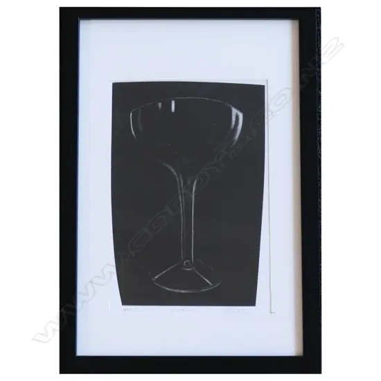 RODNEY FUMPSON 'FOR JOHN', ETCHING 1/6, signed. 200 x 140mm, CONTEMP FRAME W PERSPEX