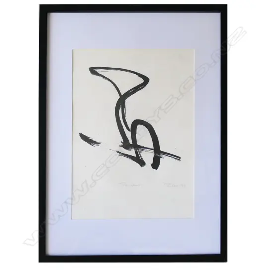 PHILLIPA BLAIR 'TREE HEART', SCREENPRINT 10/13, signed & dated 1986. 400 x 280mm, CONTEMP FRAME W PERSPEX