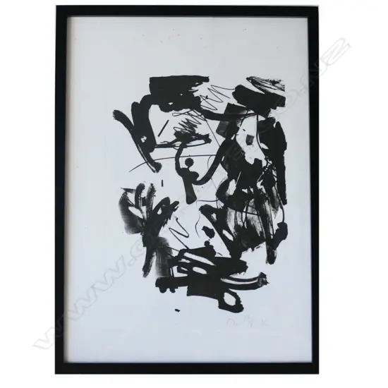 ALLAN MADDOX, UNTITLED A/P, 1986. 570 x 400mm, foxing, CONTEMP FRAME W PERSPEX