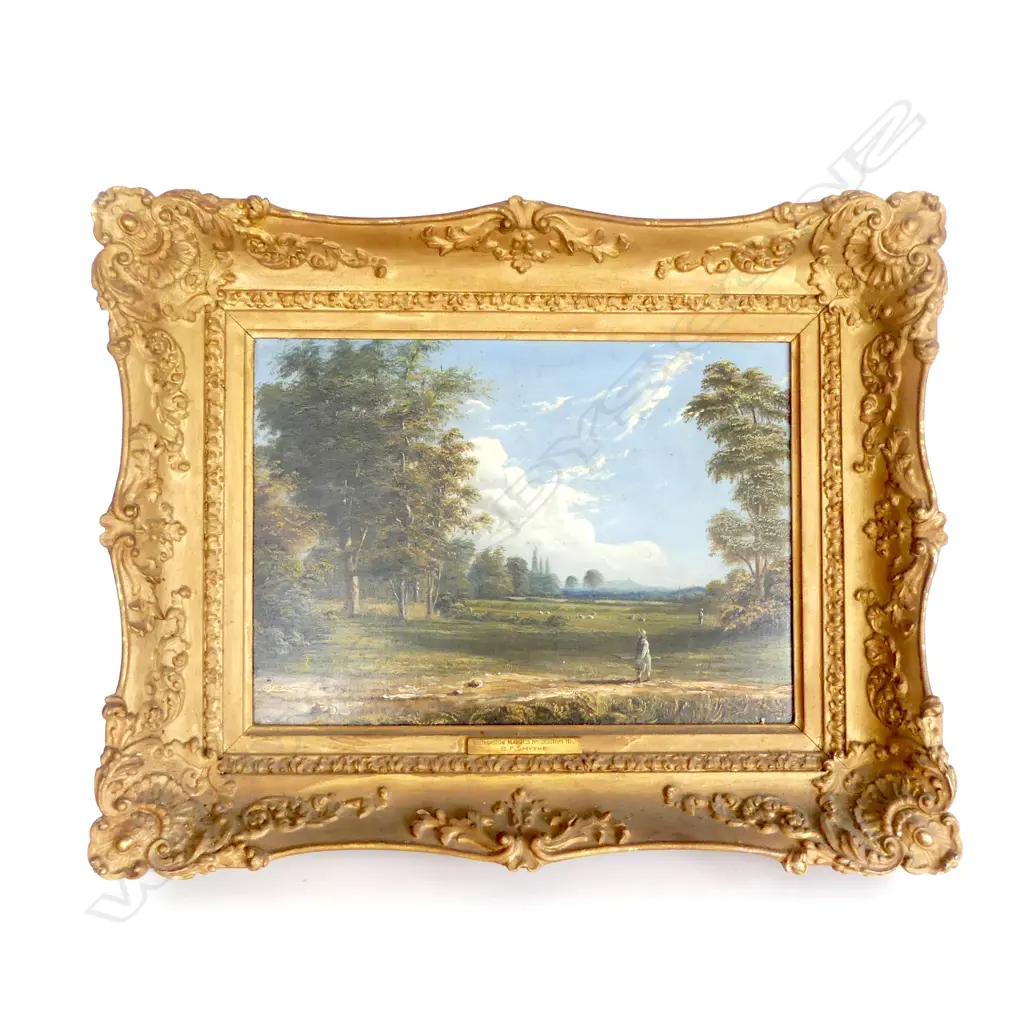 B. F. SMYTHE 'WALTHAMSTOW MARSHES NR. SHOOTERS HILL' VICTORIAN OIL ON CANVAS 245x340mm Image 1++