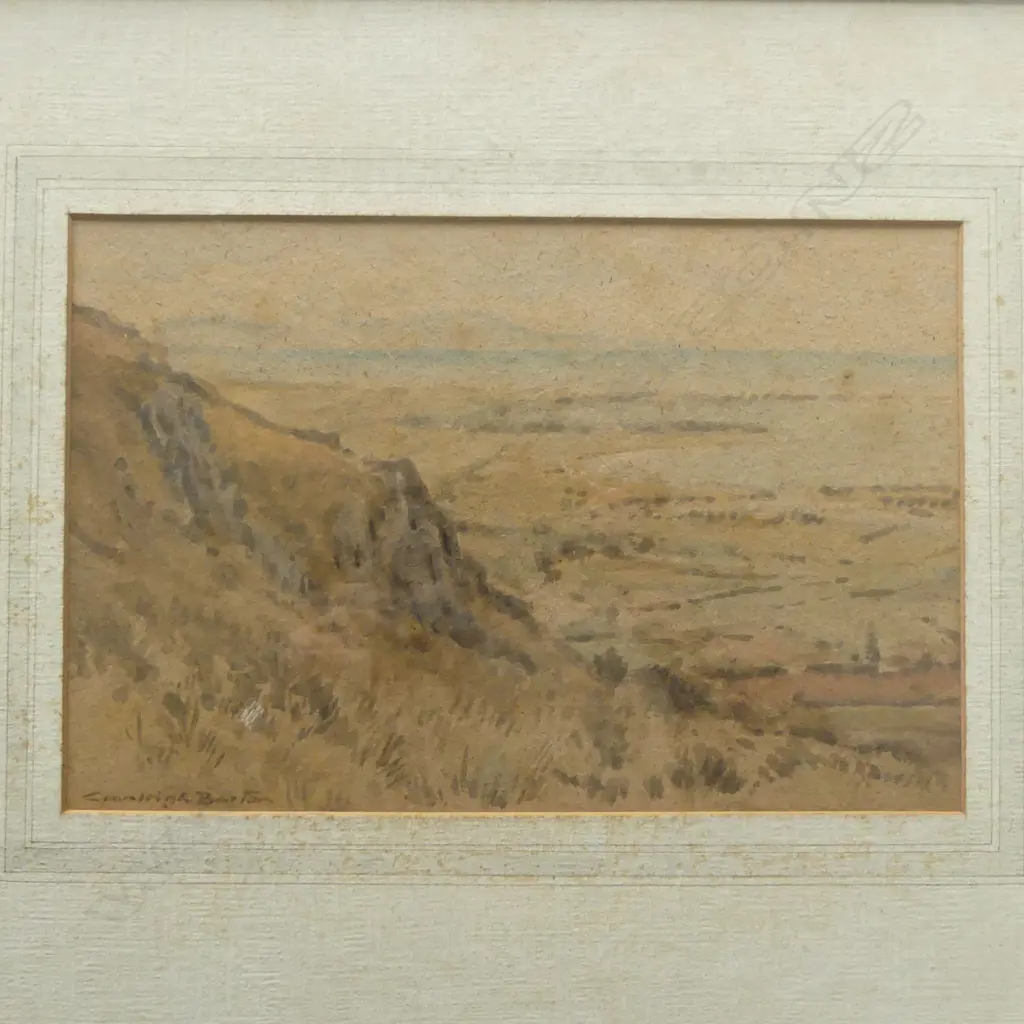 2X CRANLEIGH BARTON W/C's THE BLUE DOOR + COASTAL SCENE 185 X 275mm Image 1++