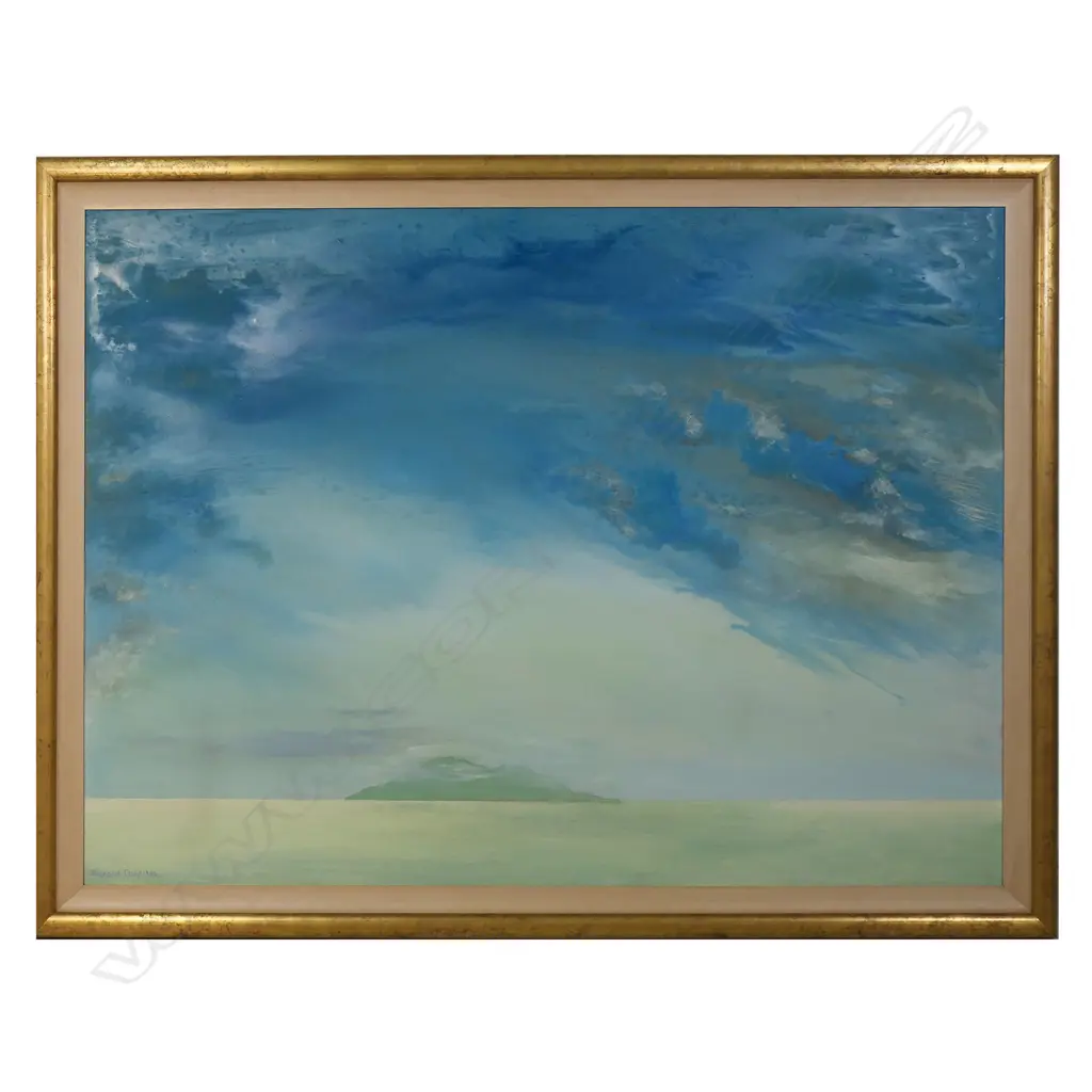 HAROLD COOP ( NZ 1953-) GREAT BARRIER ISLAND? ACRYLIC ON BOARD, SIGNED & DATED 1986, 885 x 1200mm Image 1++