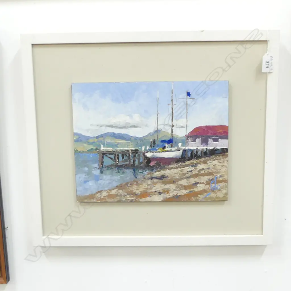 JOHN CALDWELL 'MAPUA' OIL ON BOARD 235x300mm Image 1++
