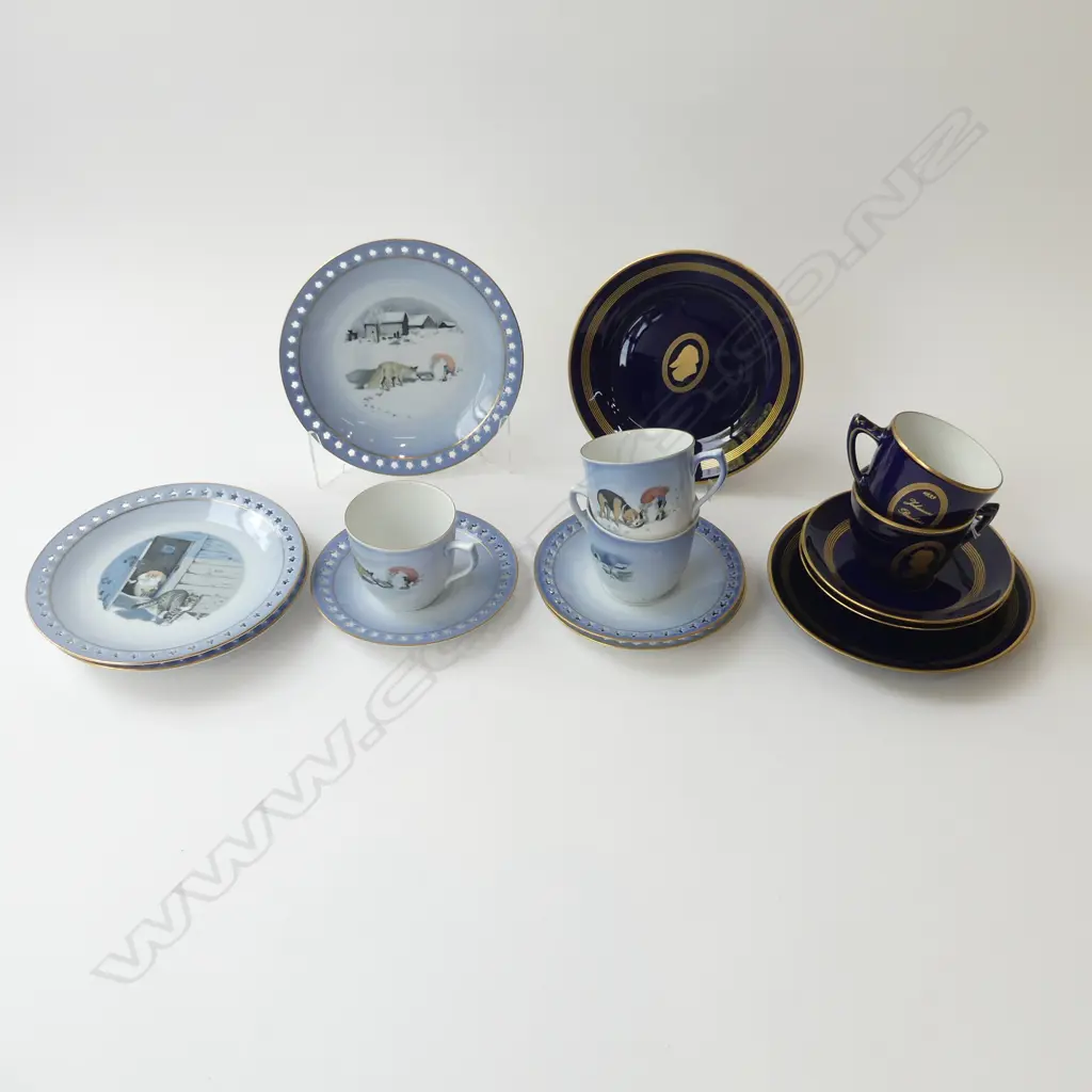 5 TRIOS: 3 ROYAL COPENHAGEN, PR B&G Image 1++