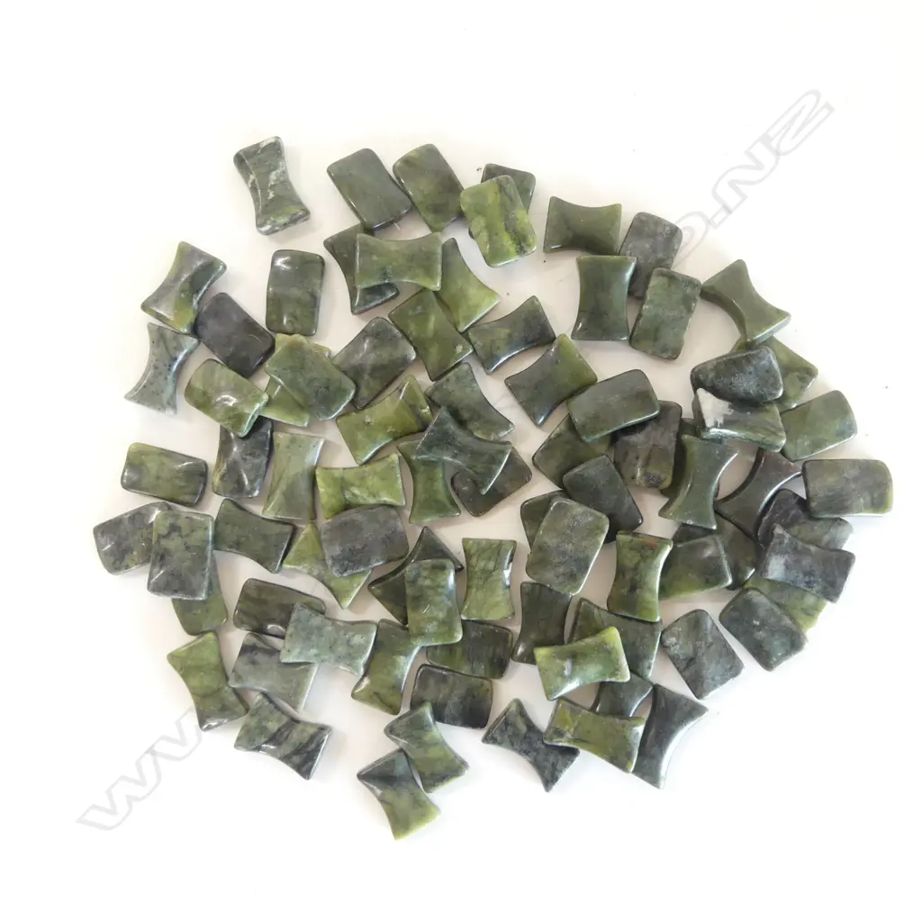 COLLECTION UNSTRUNG POUNAMU BEADS Image 1++