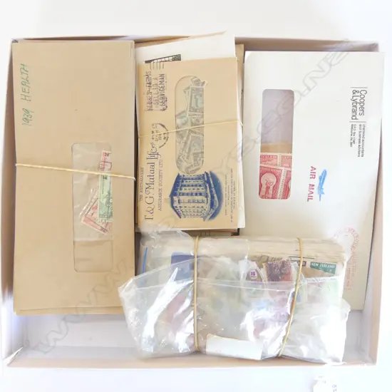 BOX LOT LOSE STAMPS  1939 TO 1963 HEALTH STAMPS MOST YEARS & OTHERS 