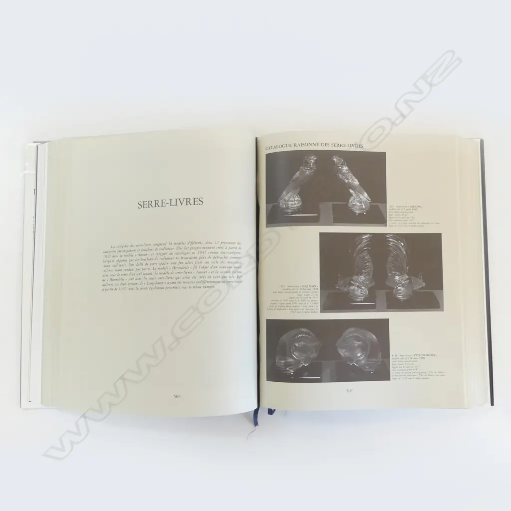 REF BOOK R.LALIQUE BY FELIX MARCILHAC 1989 Image 1++