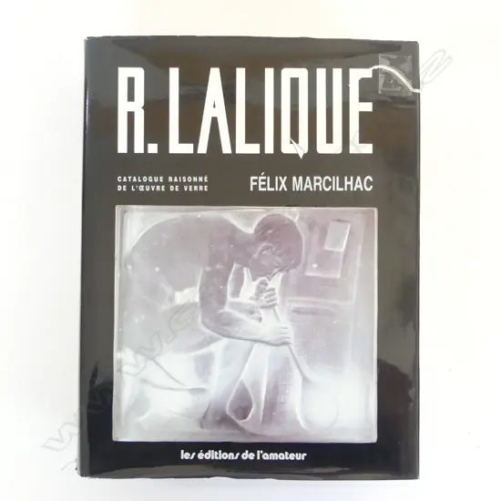 REF BOOK R.LALIQUE BY FELIX MARCILHAC 1989