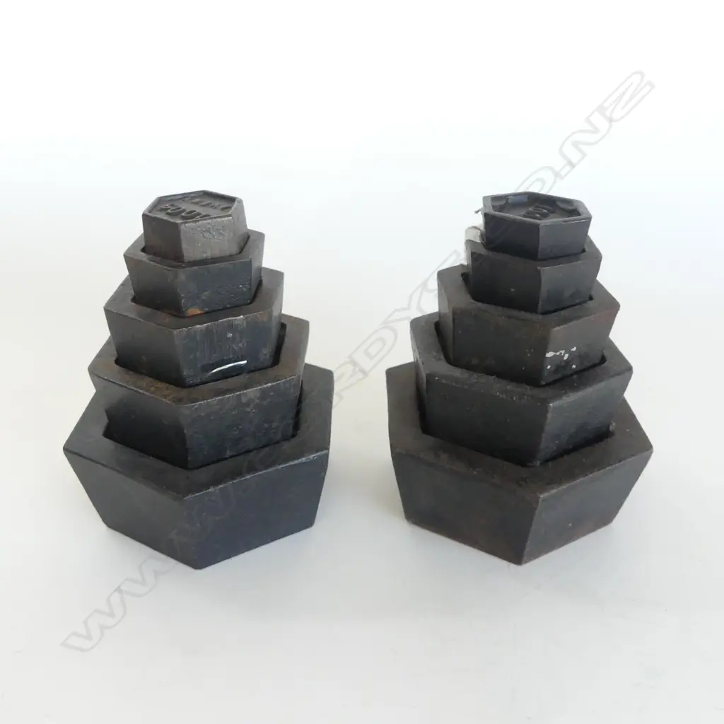 PR AVERY IRON BAKER'S WEIGHTS in gm & kg Image 1++