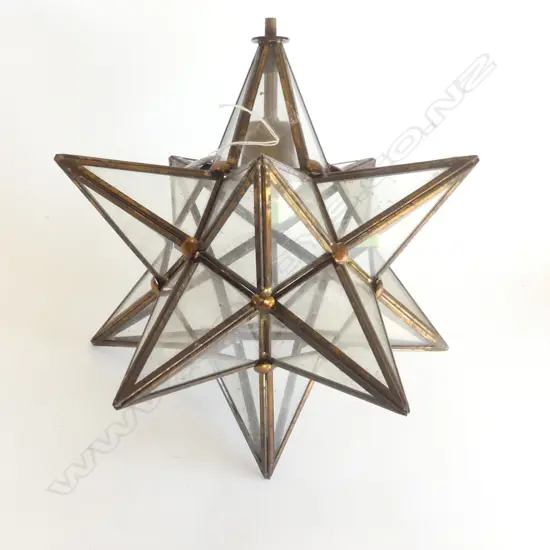 MOROCCAN STYLE STAR LANTERN H.370mm