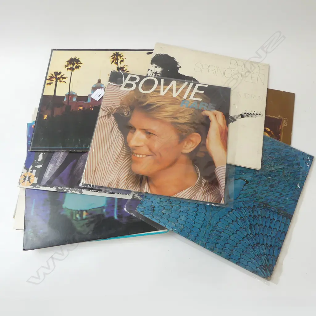 14 ASST. RECORDS; BOWIE, DYLAN ETC Image 1++
