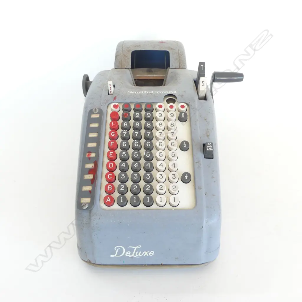 RETRO SMITH-CORONA 'DELUXE' ADDING MACHINE 420x290x210mm Image 1++