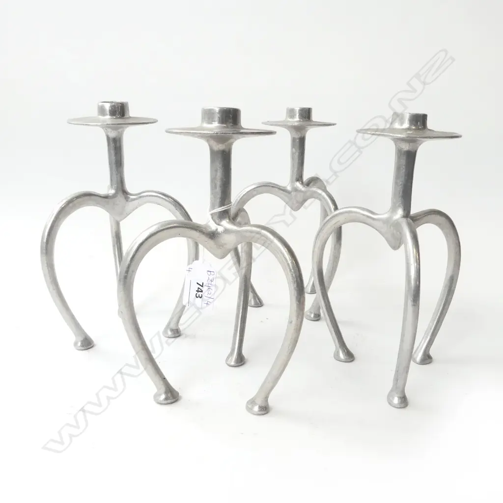 4 STEPHANE RONDEL CANDLESTICKS H.215mm Image 1++