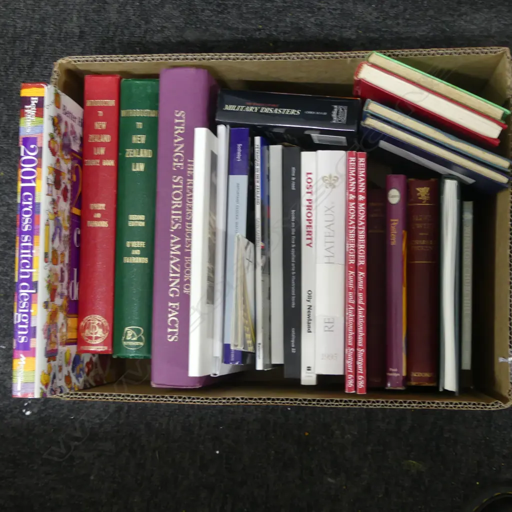 BOX LOT WRIST WATCH REF BOOKS ROLEX PATEK PHILIPPE  ETC  & OYHER BOOKS Image 1++