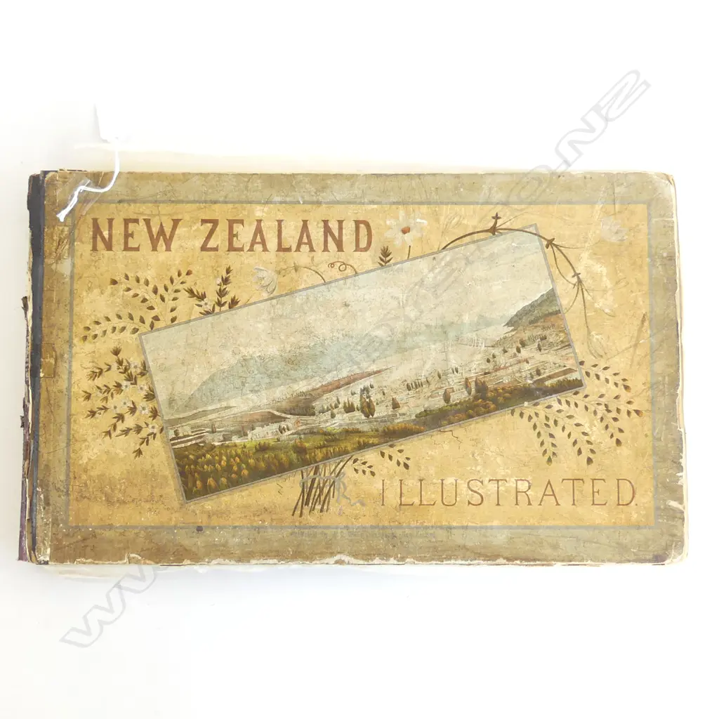 NZ ILLUSTRATED BOOK1889  H290 L480MM Image 1++