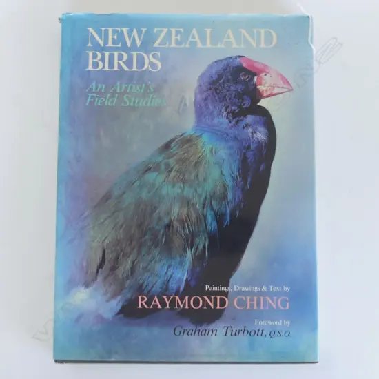 BOOK; RAYMOND CHING NZ BIRDS 365x275mm
