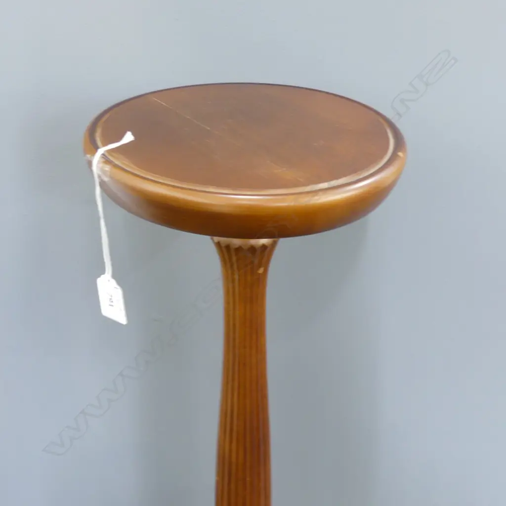 MAHOGANY PLANT STAND H.980mm Image 1++