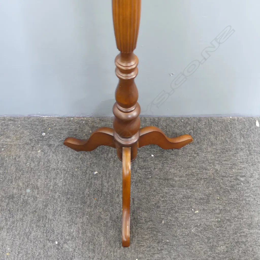 MAHOGANY PLANT STAND H.980mm Image 1++