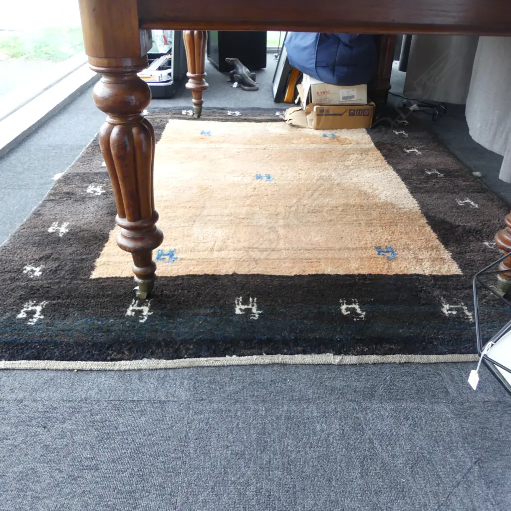 LG WOOL PILE GABBEH RUG 2000x1550mm Image 1++
