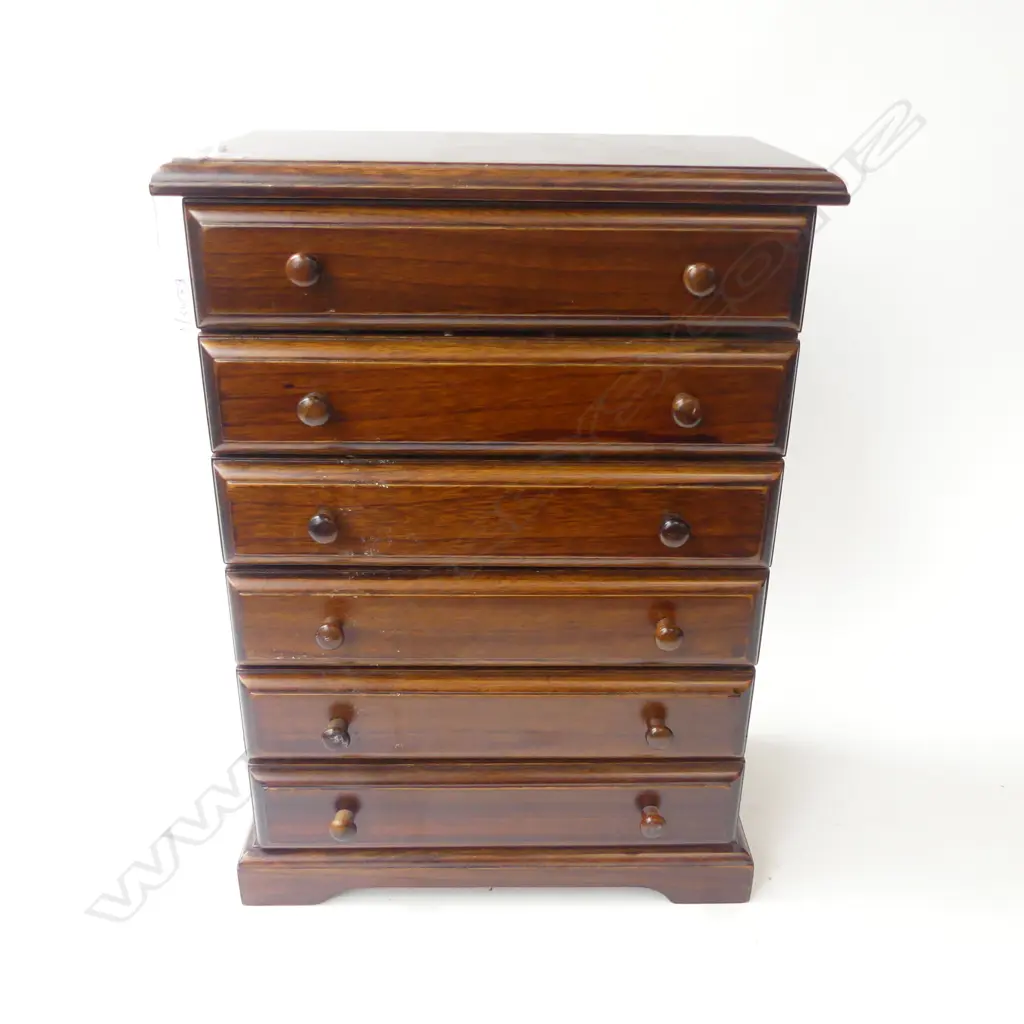 6 DRAWER COLLECTORS CHEST 310x175x430mm Image 1++
