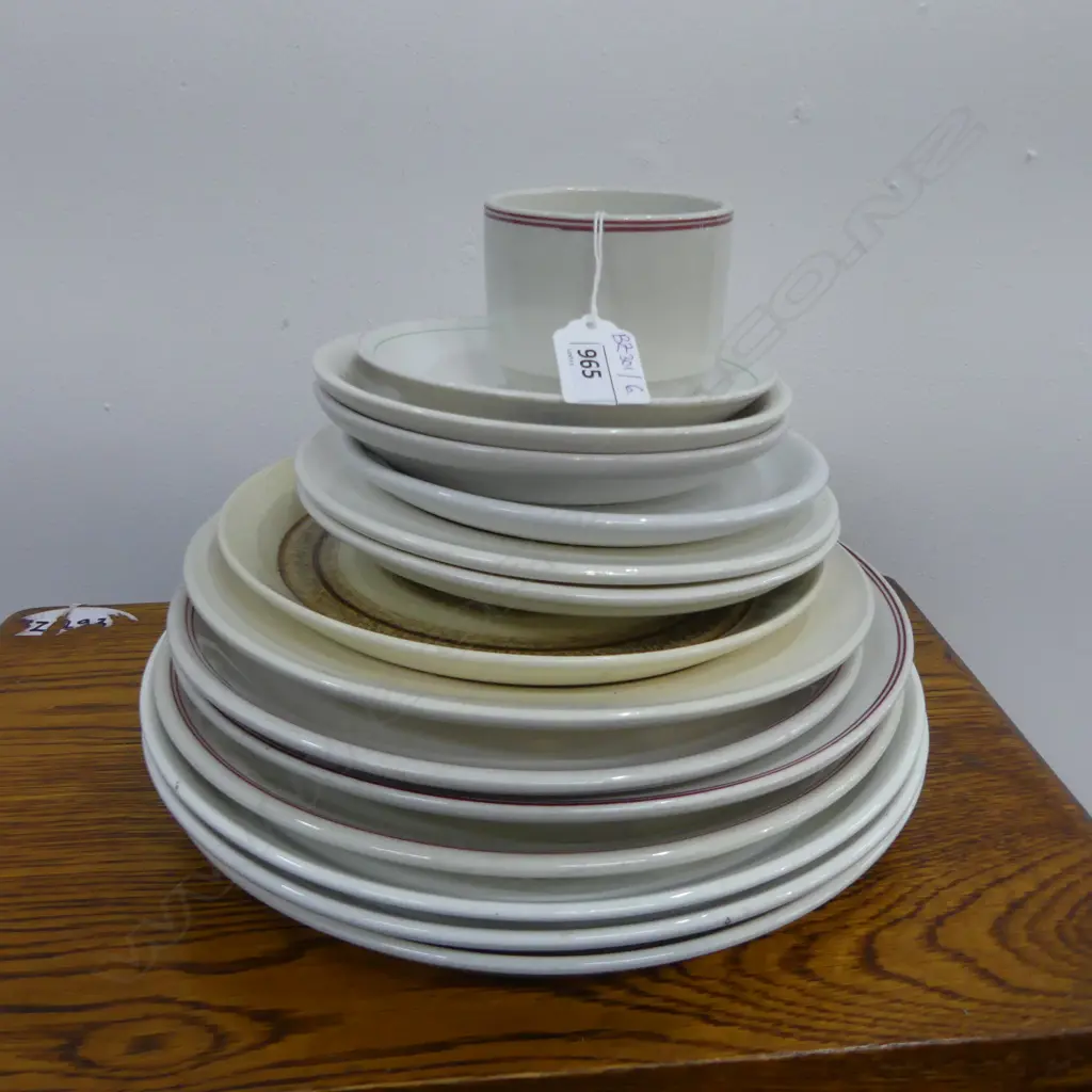ASST. CRESTED HOTEL PLATES; CROWN LYNN ETC Image 1++