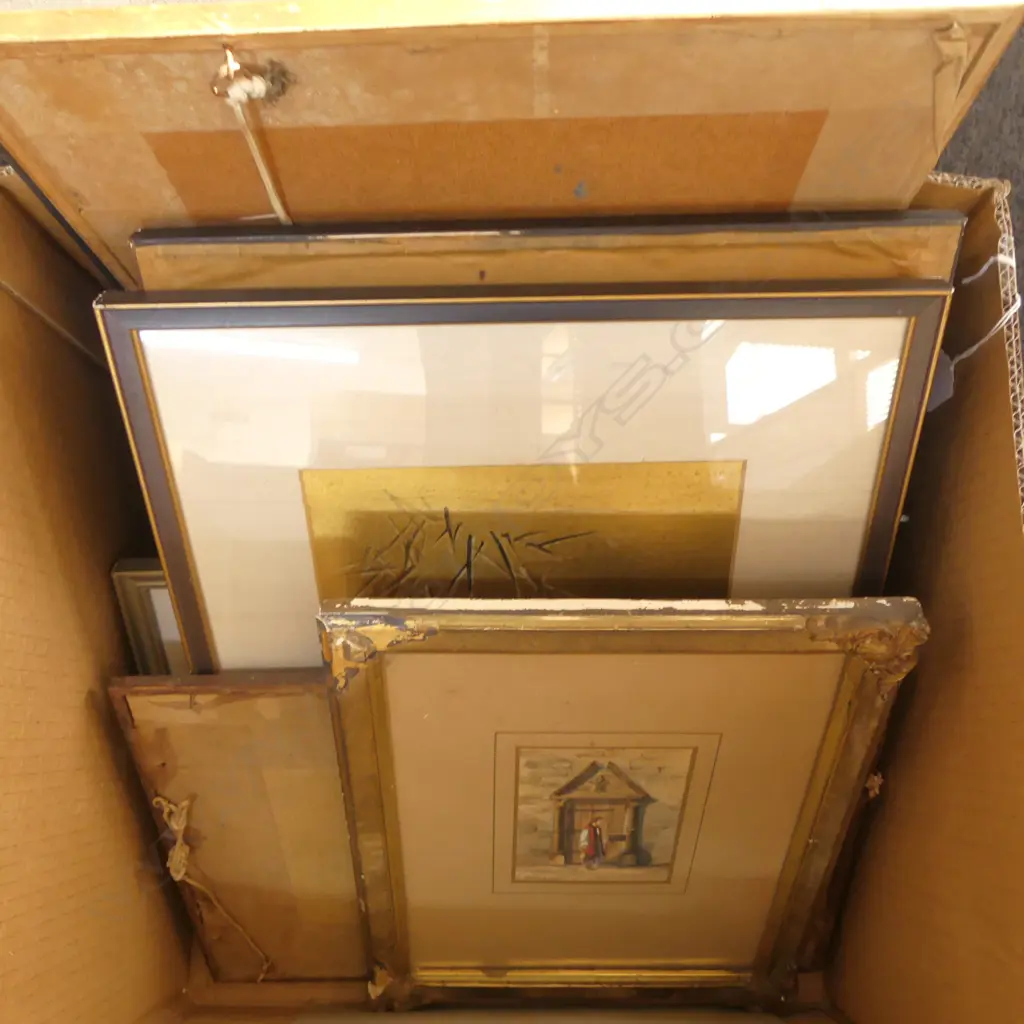 BOX LOT ARTWORKS  PHOTOS ETC Image 1++