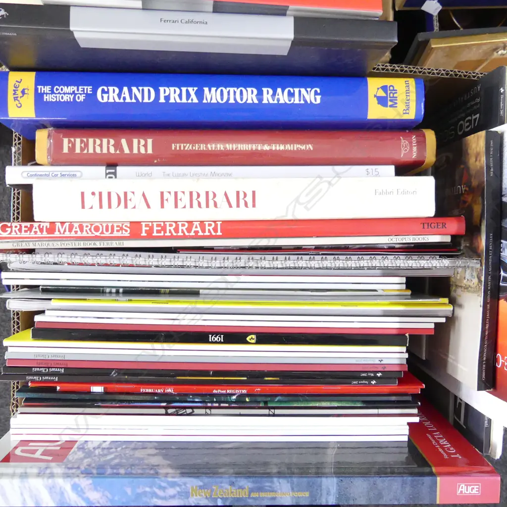 BOX LOT CAR  REF BOOKS Image 1++