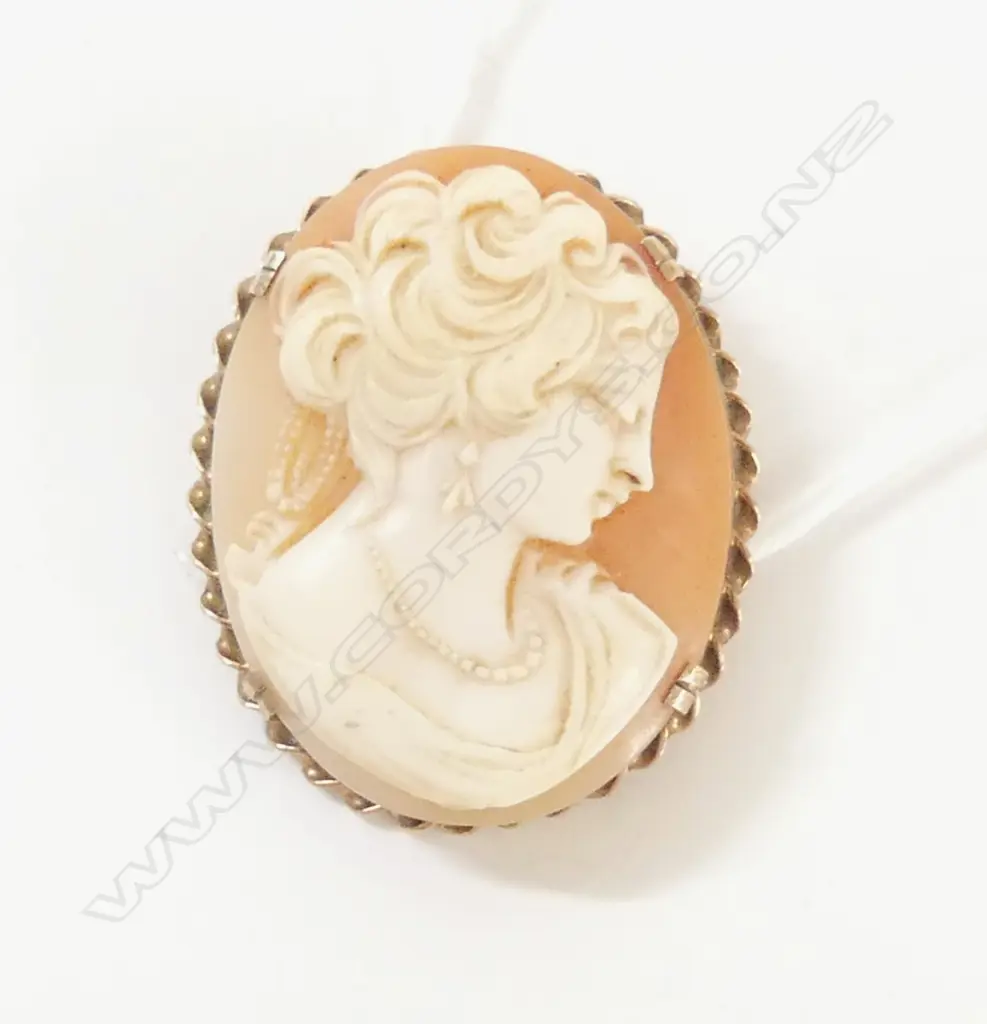 9CT CAMEO 35x30mm 10.4gms Image 1++