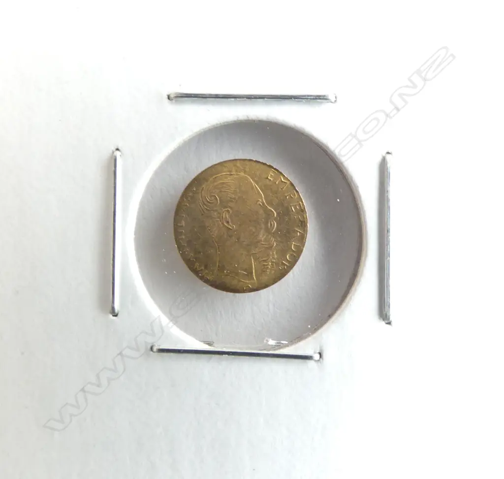 2 MINI 'MEXICANO 1865' GOLD COINS Image 1++