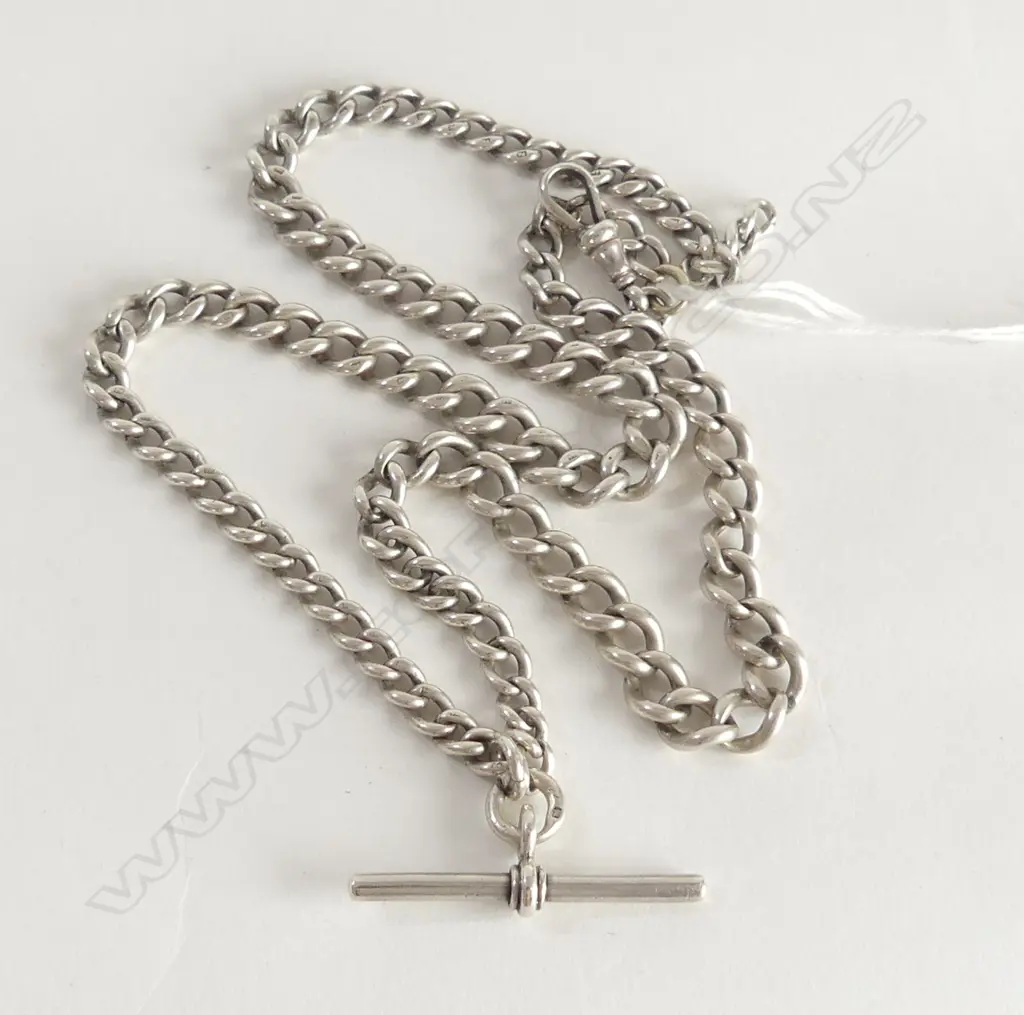 STG SILVER FOB CHAIN L.580mm 60.1gms Image 1++