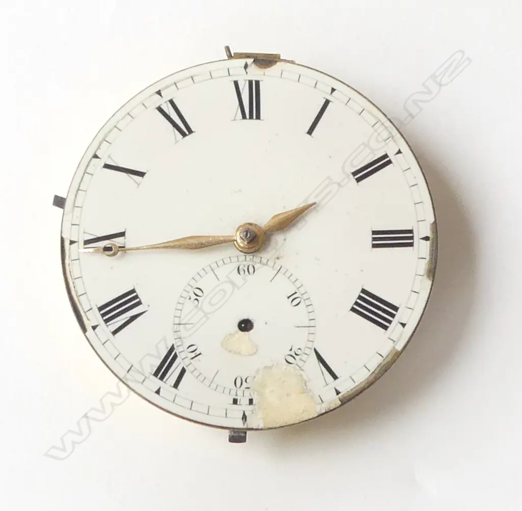 RACK LEVER POCKET WATCH MOVEMENT BY HIGGS AND EVANS of London c1820. Good balance. Image 1++