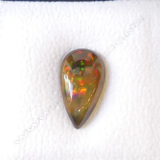 NATURAL OPAL, PEAR FACETED CUT, 12.23 ct, AIG report