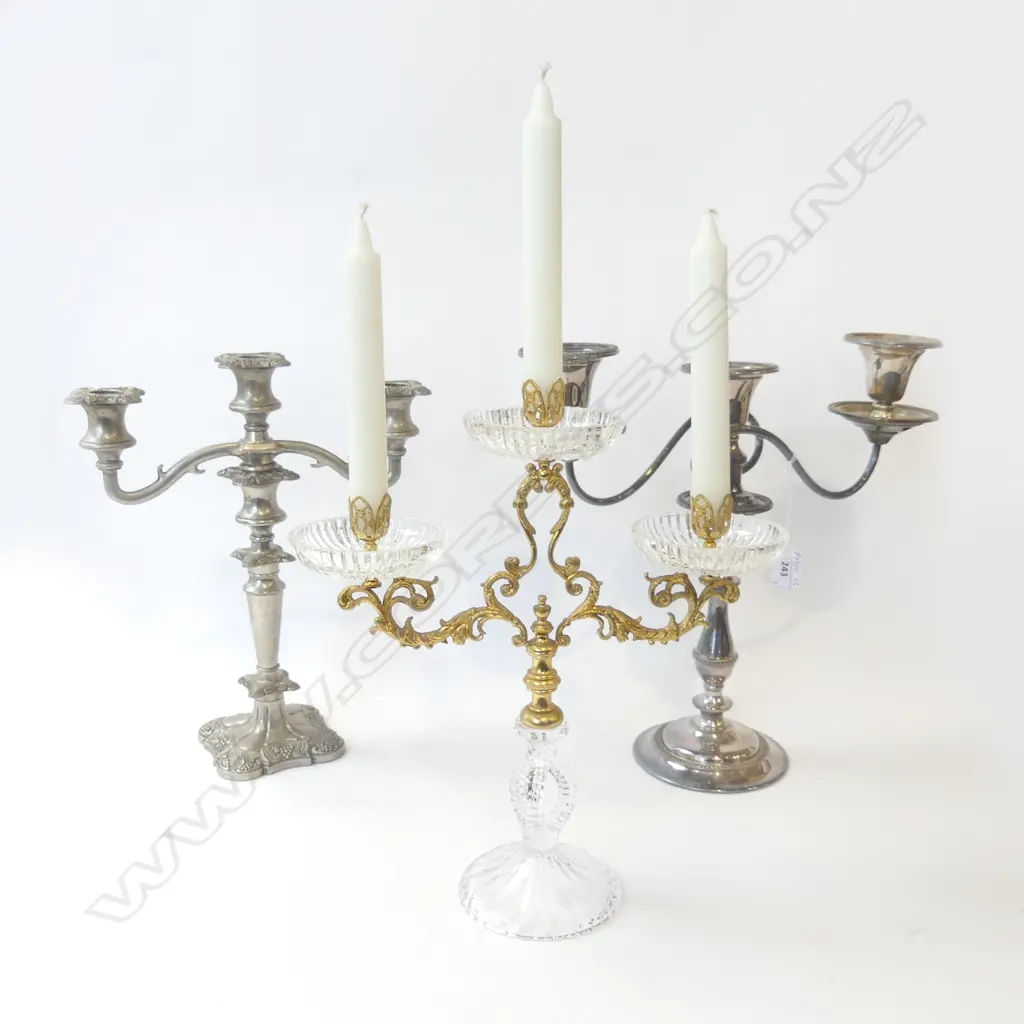 3 CANDELABRAS  Image 1++